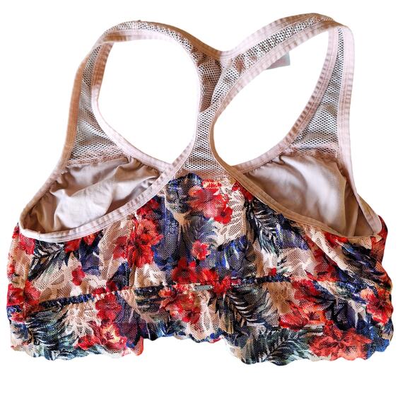 Victoria secret Pink Lacy bralette bundle of 3 size M floral sexy wireless lot - Picture 8 of 9